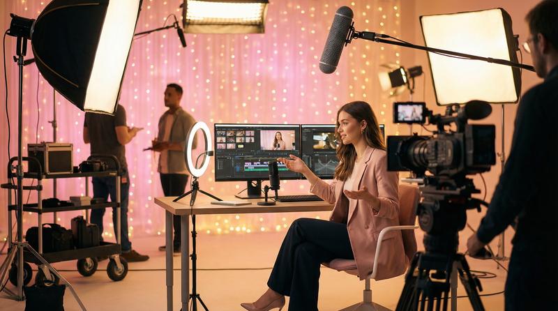 网红主播影视短片视频